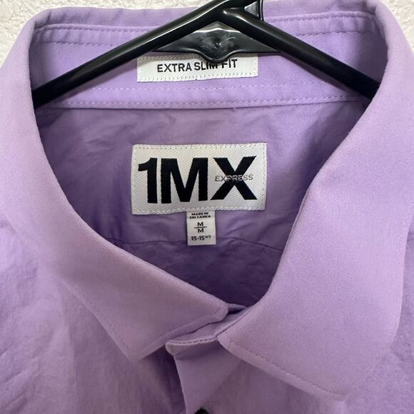 Express Men’s Purple Button Down Shirt - Picture 2 of 4